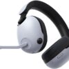 Sony INZONE H7 Wireless Gaming Headset, Over ear Headphones with 360 Spatial Sound, WH G700, White, Headphone