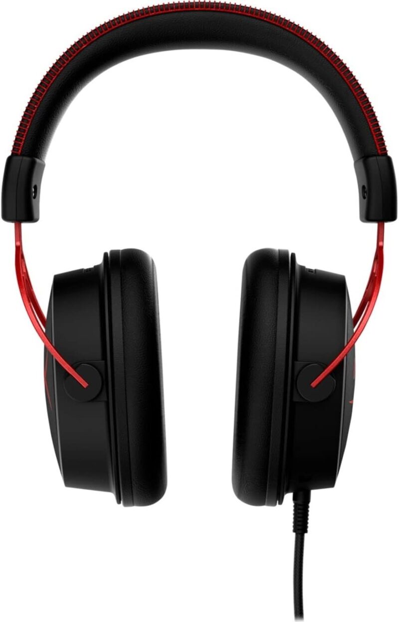 HyperX Cloud Alpha Gaming Headset - Dual Chamber Drivers - Award Winning Comfort - Durable Aluminum Frame - Detachable Microphone - Works with PC, PS4, PS4 PRO, Xbox One, Xbox One S (HX-HSCA-RD/AM)