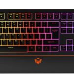 ECVV Gaming Keyboard with LED backlight RGB Magnetic Wrist Rest Keyboard for Gaming K9520