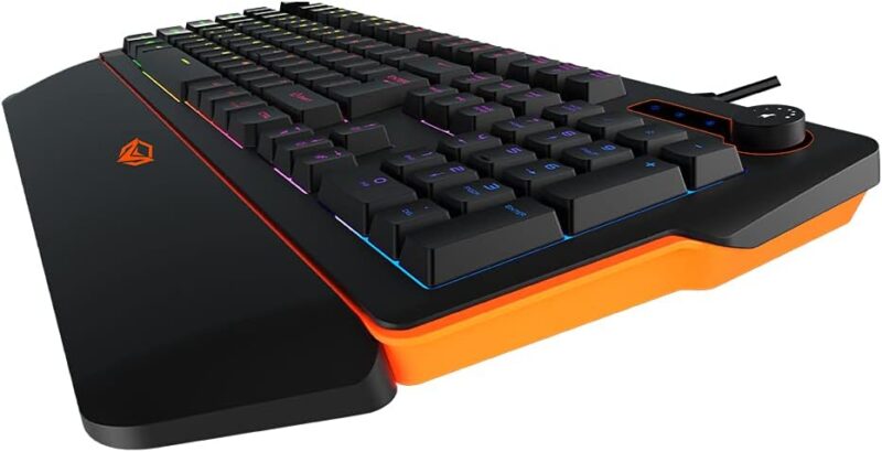 ECVV Gaming Keyboard with LED backlight RGB Magnetic Wrist Rest Keyboard for Gaming K9520