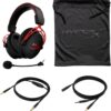 HyperX Cloud Alpha Gaming Headset - Dual Chamber Drivers - Award Winning Comfort - Durable Aluminum Frame - Detachable Microphone - Works with PC, PS4, PS4 PRO, Xbox One, Xbox One S (HX-HSCA-RD/AM)