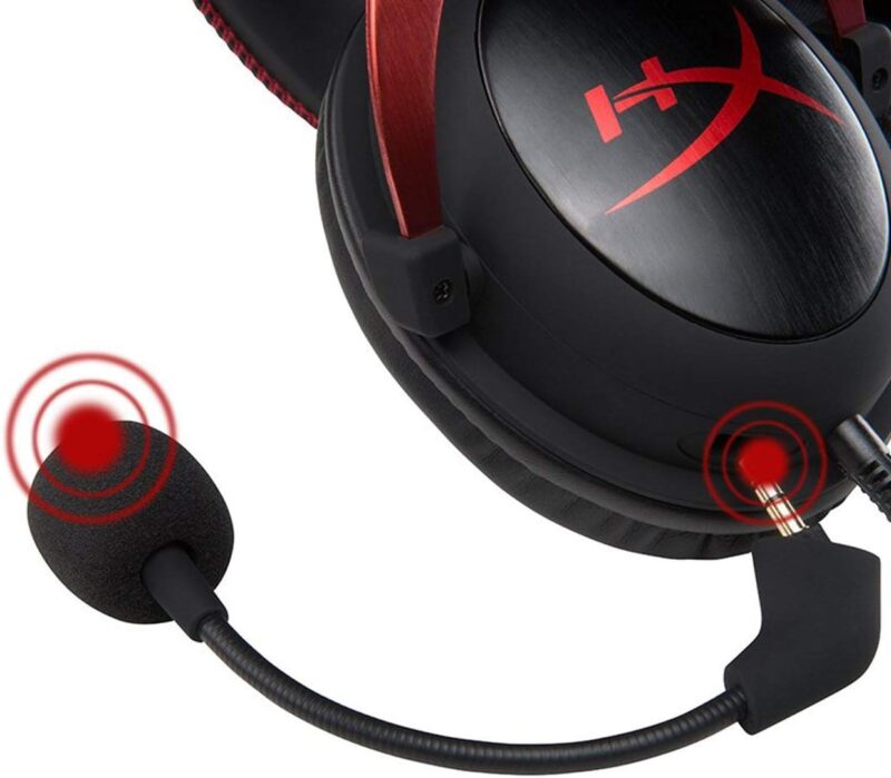 HyperX Cloud II Gaming Headset for PC & PS4 & Xbox One, Nintendo Switch - Red (KHX-HSCP-RD) 17 x 12 x 7 cm, Wired