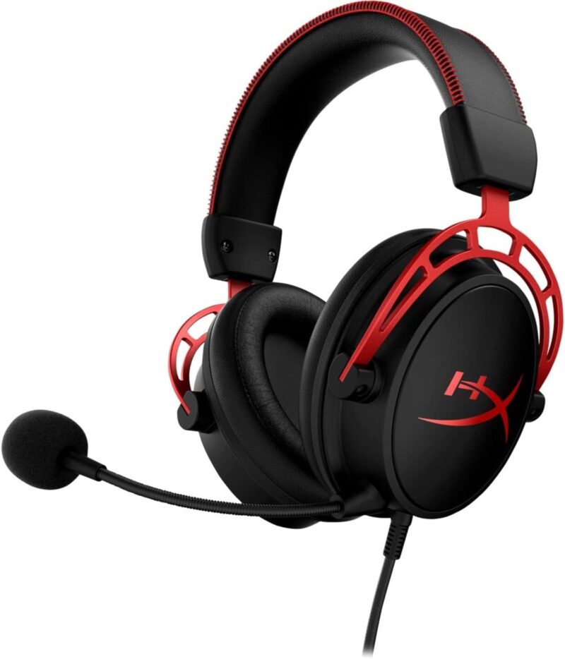 HyperX Cloud Alpha Gaming Headset - Dual Chamber Drivers - Award Winning Comfort - Durable Aluminum Frame - Detachable Microphone - Works with PC, PS4, PS4 PRO, Xbox One, Xbox One S (HX-HSCA-RD/AM)