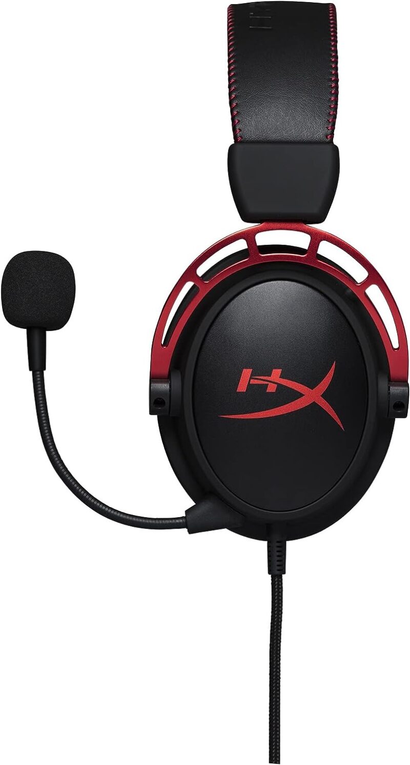 HyperX Cloud Alpha Gaming Headset - Dual Chamber Drivers - Award Winning Comfort - Durable Aluminum Frame - Detachable Microphone - Works with PC, PS4, PS4 PRO, Xbox One, Xbox One S (HX-HSCA-RD/AM)