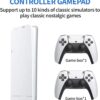 Retro Video Game Console, Plug And Play Video Game Stick 4K Built in 20,000 Games, 23 Classic Emulators, with Dual 2.4G Controllers