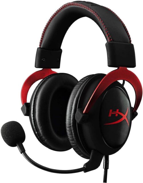 HyperX Cloud II Gaming Headset for PC & PS4 & Xbox One, Nintendo Switch - Red (KHX-HSCP-RD) 17 x 12 x 7 cm, Wired