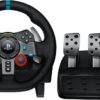 Logitech G29 Driving Force Racing Wheel and Floor Pedals, Real Force Feedback, Stainless Steel Paddle Shifters, Leather Steering Wheel Cover for PS5, PS4, PC, Mac - Black