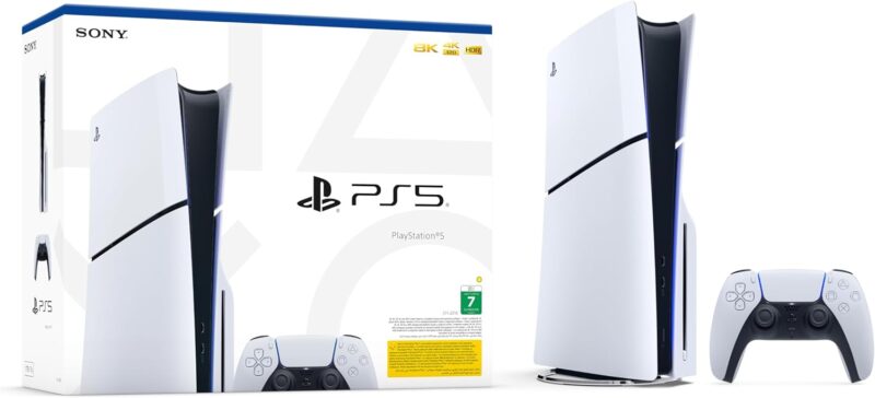 PlayStation 5 Disc Console (New 2023 Slim Model )- UAE Version, 1 Year Manufacturer Warranty